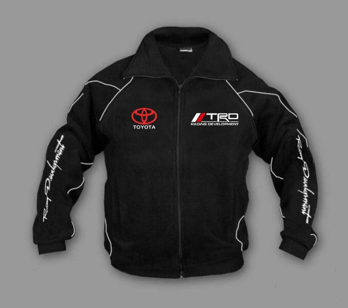 Mens Toyota TRD Sport Racing New Fleece Jacket Sweatshirt Apparel Embroidered