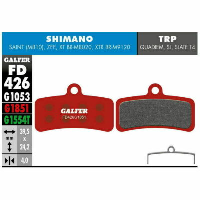 Galfer MTB Advanced Bremsbeläge Tektro Extreme Wet FD426 G1851 F&R X2
