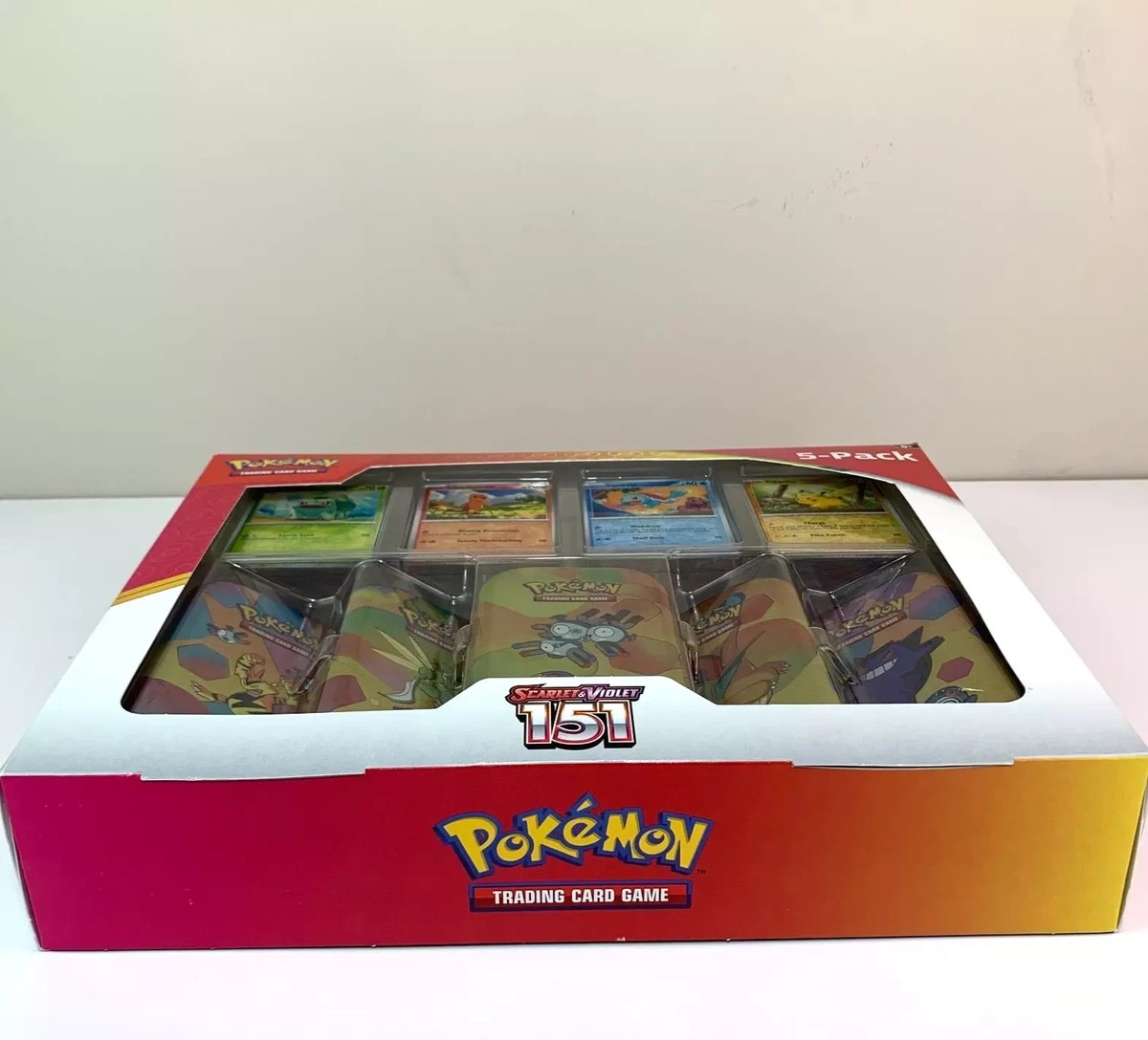 🔥Pokemon Scarlet & Violet - 151 (5-Pack) Mini Tins w/ 4 Promos