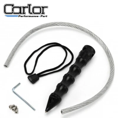 CARLOR Stinger Whip Hardened Steel Window Breaker Car Crash Emergency Escape Tool US