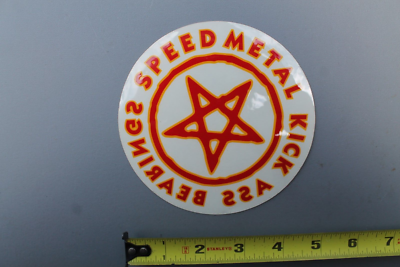 Speed Metal Kick Ass Bearings Pentagram Satan Z84A Vintage