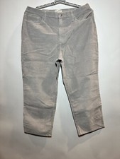 Women's Super-High Rise Corduroy Straight Jeans - Universal Thread Gray Size 12