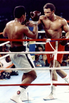1974 Boxen MUHAMMAD Ali & George Foreman Rumble in the Jungle Druck 4x6 Foto