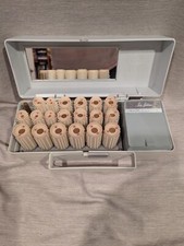 Vintage Lady Sunbeam HC-20 Heated Hair Curler 19 Curlers Tested Works