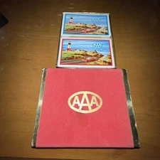 Vintage Redi-Slip Playing Cards Triple AAA  Automobile Advertising - Complete