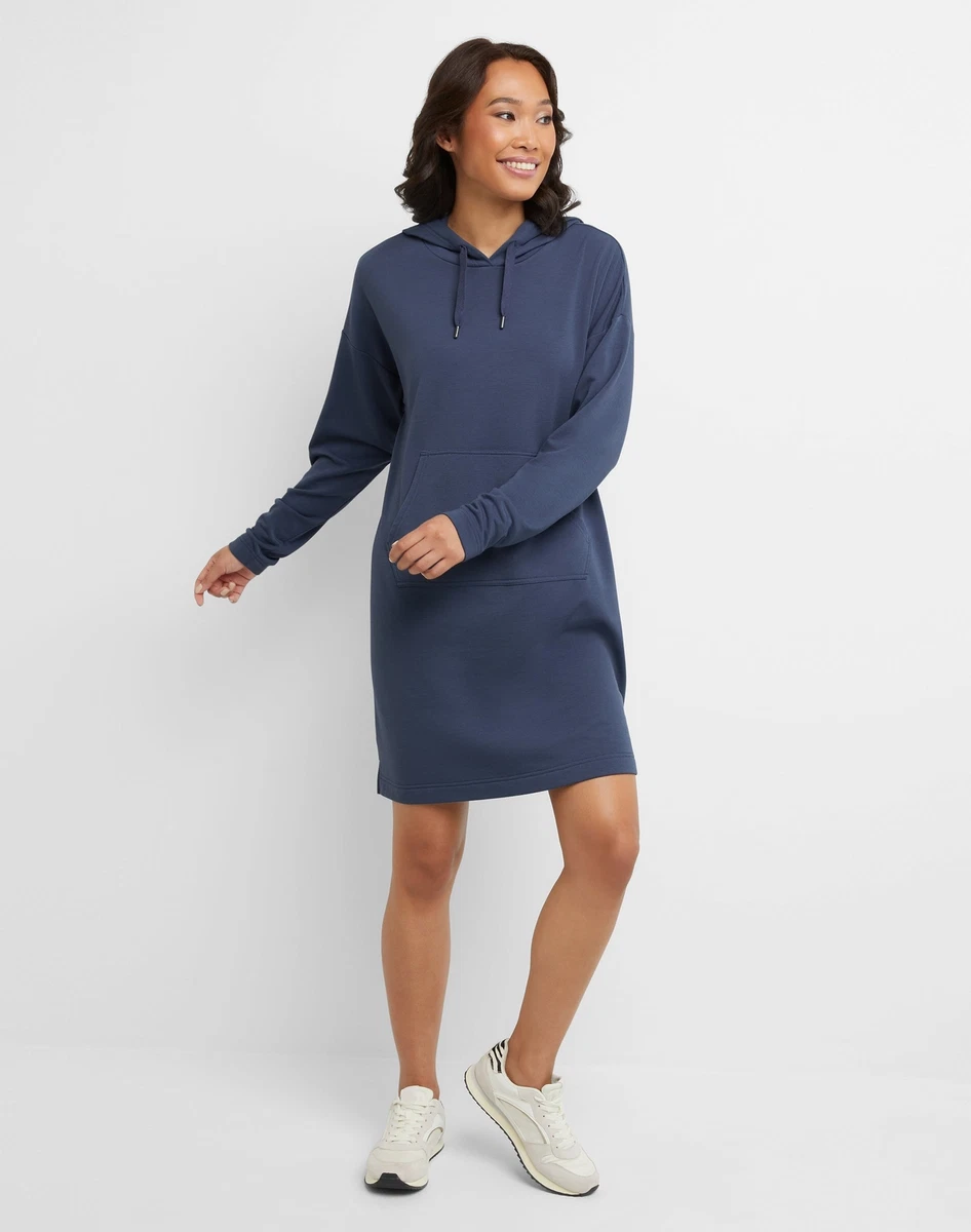 Navy blue hoodie clearance dress