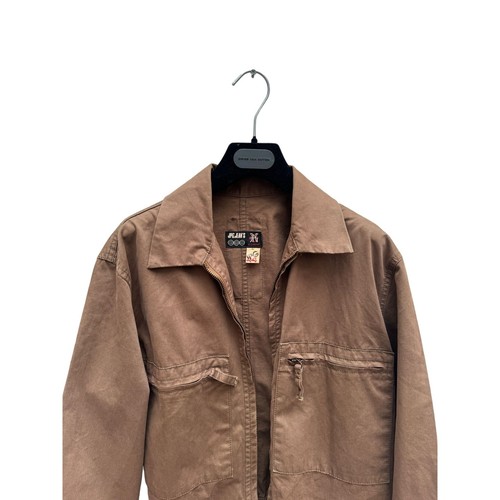 Jean Paul Gaultier Vintage Brown Cotton Coat Size 44 fits M - Picture 2 of 5