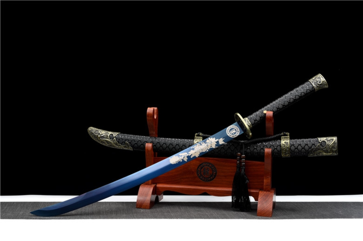 Chinese Broadsword Dao Spring Steel Flower Sword 