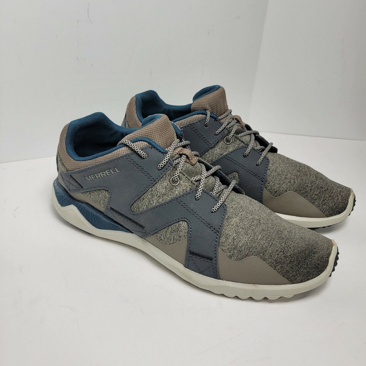 old merrell スニーカー 00's Merrell 1Six8 Lace Casual Shoe Aluminum Blue Dark Slate Men