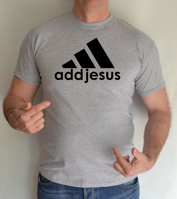 add jesus adidas shirt