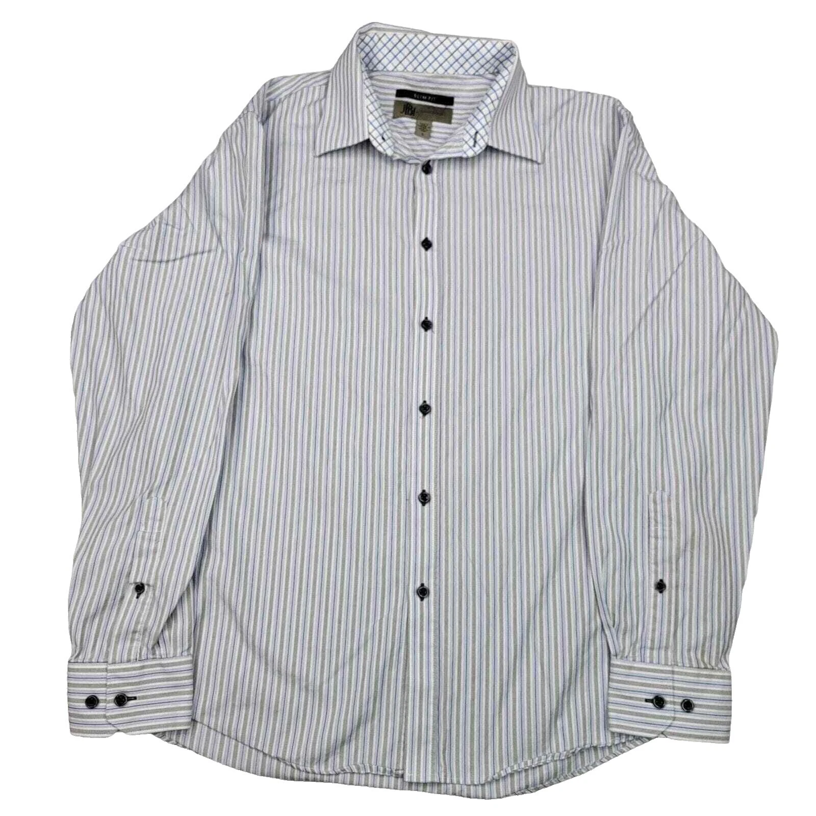 Jhane Barnes Polyester Casual Button-Down Shirts for Men