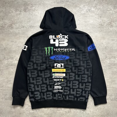 【新品未開封】ken yokoyama DAMCグッズ フーディー RARE KEN BLOCK #43 DC SHOES FORD MONSTER ENERGY ZIP HOODIE