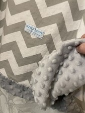 CANOPY COUTURE Car Seat Covers - Lot of Two - Cotton/Soft Dot Blanket - GUC