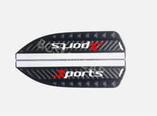 Car Mirror Carbon Fiber Style Eyebrow Sunscreen Weather Protector Accessories