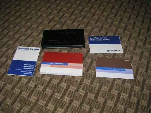 2006 Subaru Impreza owners manual
