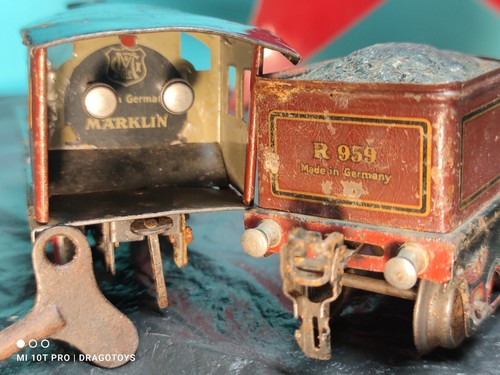 MARKLIN SPUR 1 LOCOMOTIVE MÄRKLIN GAUGE 1 110/220 STARKSTORM 1925 GERMANY PARTS - Picture 20 of 24