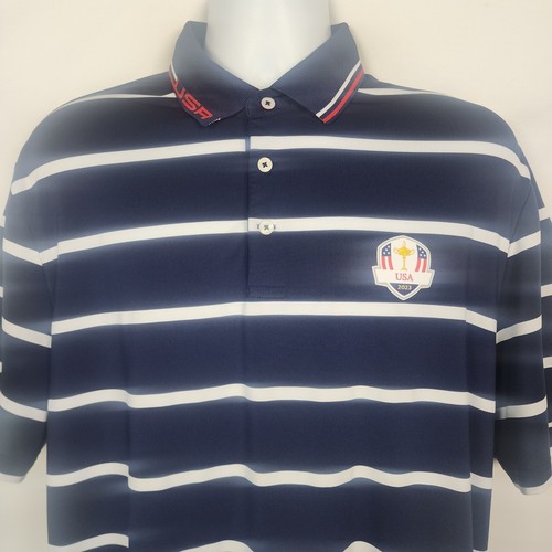 RLX Ralph Lauren Poloshirt Herren L Kurzarm Blau Team USA 2023 Ryder Cup - Bild 3 von 11