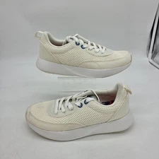Allbirds Shoes Womens Size 7 White Courier Mesh Sneakers Natural Basin Blue