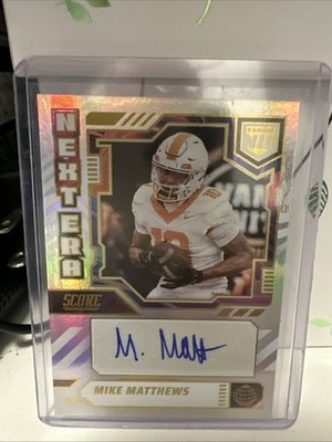 2025 Score - Next Era Nil Auto Mike Matthews #NEN-MMA (AU, RC)