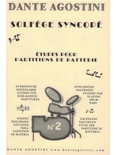 Dante Agostini Solfeggio sincopato studi per partiture di batteria n. 2