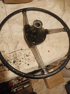 Triumph TR3 steering wheel very good condition
