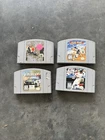 Nintendo 64 N64 Star Wars Castlevania Video Game Cartridge Lot Untested READ DES