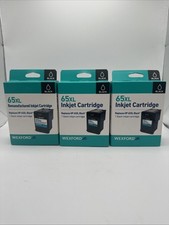 WEXFORD 65 XL Inkjet Cartridge Black - LOT OF 3 New In Box