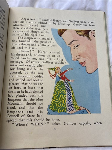 Gullivers Travels Hardcover Birn Brothers London 1955 - Picture 4 of 10