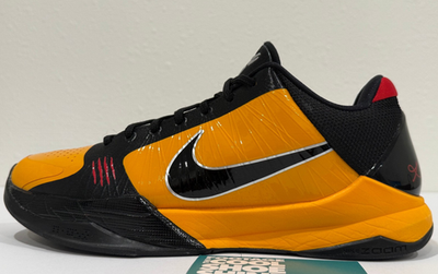NIKE ZOOM KOBE V 5 PROTRO BRUCE LEE DEL SOL BLACK MAMBA RED MVP