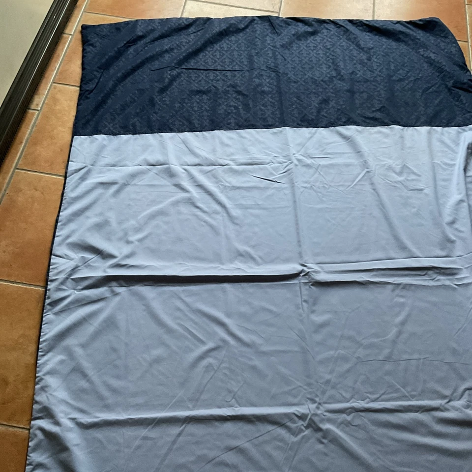 QVC SCHLOSS HELLENSTEIN Wende-Bettwäsche 2-tlg130x200/80x80 blau Reißverschluss - Bild 2 von 4