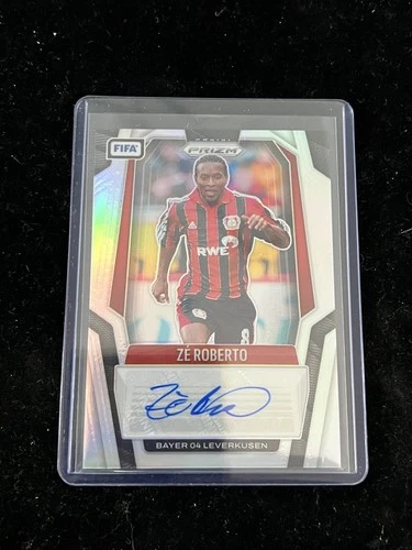 Ze Roberto 2025-26 Panini Prizm FIFA Signatures Auto Silver /49 Leverkusen