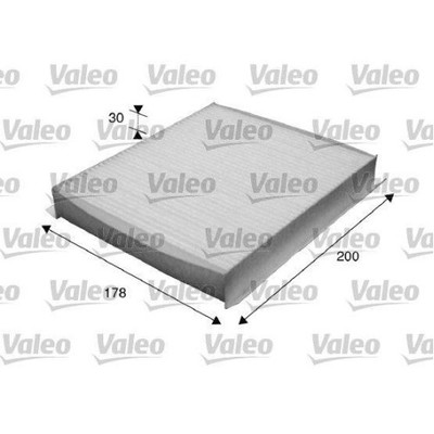 Filter Innenraumluft Valeo 715616 Valeo Essential für Citroën Daihatsu Fiat Opel