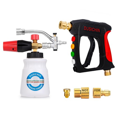 #ad DUSICHIN Pressure Washer Short Gun Foam Cannon 1 4quot; Quick ConnectorCar Wash ... $66.23