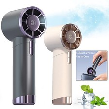 New Upgrad Version Mini Portable Handheld Turbo Fan USB Rechargeable Cooling Fan