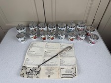 Set Of  16 Royal  Worcester Egg Coddlers" - 8 doubles & 8 singles /hook/ recipe