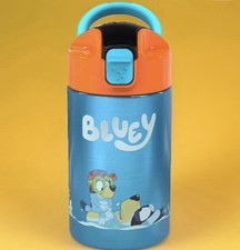 Bluey 14oz Stainless Steel Double Wall Valiant Bottle Zak Designs Leak Proof
