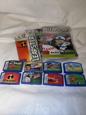 LeapFrog Leapster Learning Game Lot of 8 Games