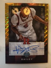 2024-25 Bowman University Best Ace Bailey Gold /50 ISO Auto Autograph