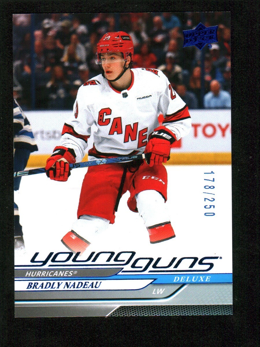2024-25 Upper Deck Deluxe #208 Bradly Nadeau Young Guns /250 (407316)