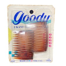 Vintage Goody 2 Kant Slip Side Combs 552 Made In The USA NOS New