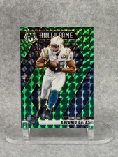 2025 Panini Mosaic Antonio Gates #292 Hall of Fame Green Prizm Chargers NFL