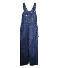 Vintage Sears Toughskins Union Made Overalls Men 34x32 USA Workwear Perma-Press