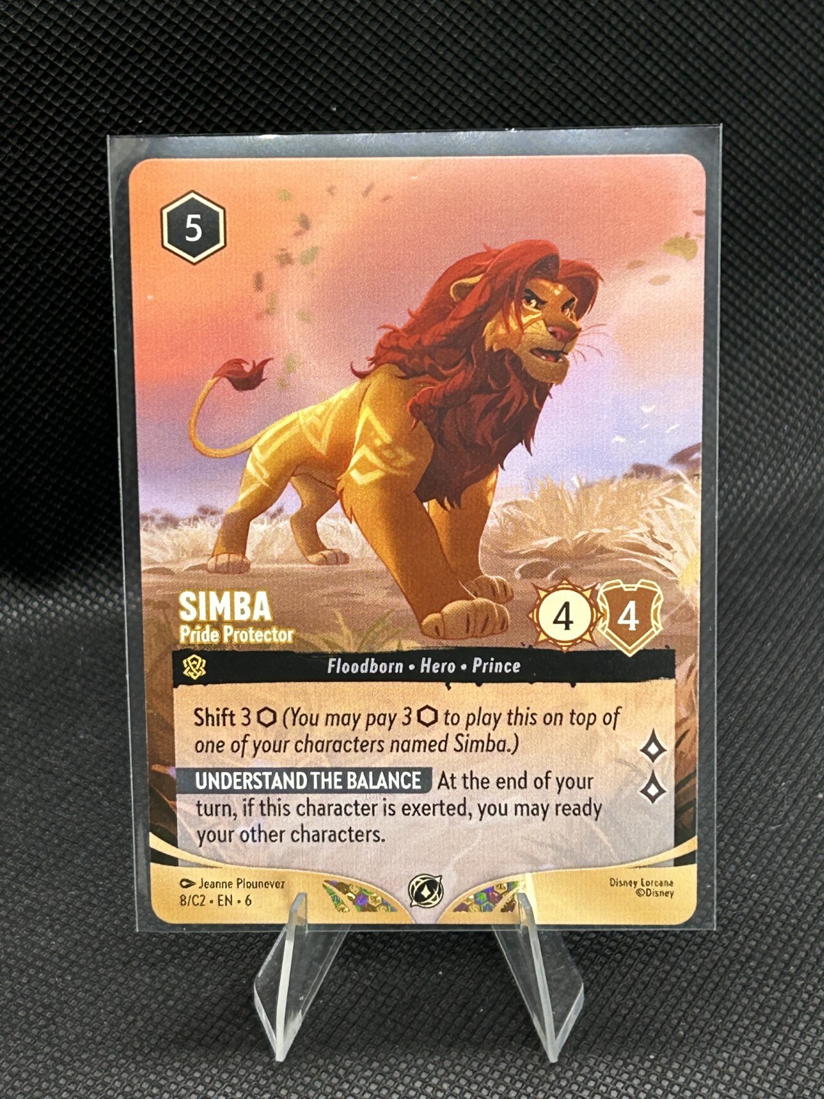 Simba - Pride Protector - Disney Lorcana Non-Foil Promo DLC Challenge 8/C2 EN NM