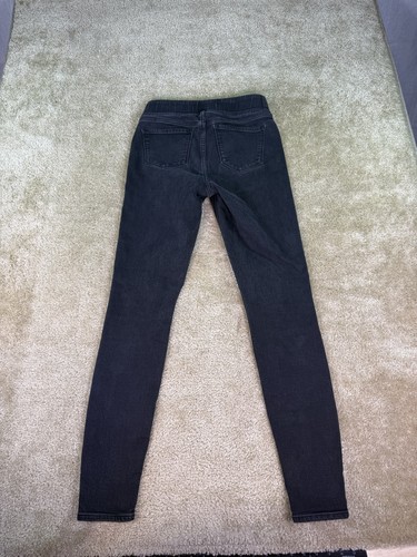 Old Navy Jeans Women 6T Tall Black Rockstar Jeggings Pull On Stretch C935 - Picture 3 of 13