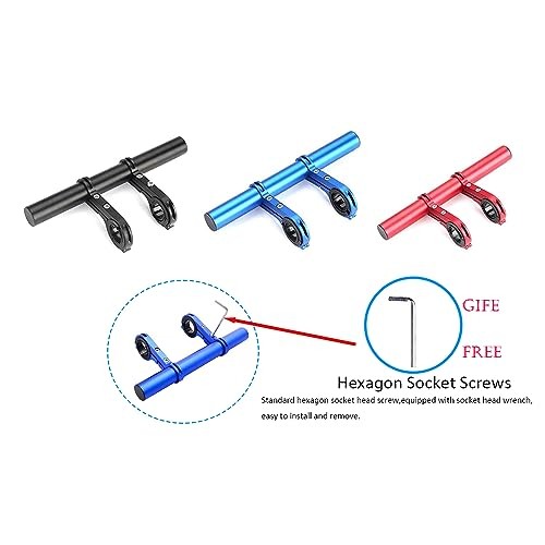 Fahrrad Lenker Verlängerung Rahmen - Tacho Taschenlampe Lampe Handyhalterung - Bild 2 von 5
