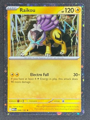 Pokémon Raikou Cosmos Holo 048/132 MEG Mega Evolution NM