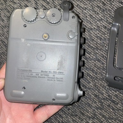 Panasonic Shockwave XBS RQ-SW5V Portable AM/FM Cassette Player A