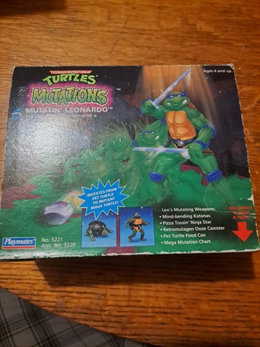 Vintage 1992 Mutatin' Leonardo Figure TMNT Mutations Playmates FACTORY SEALED!