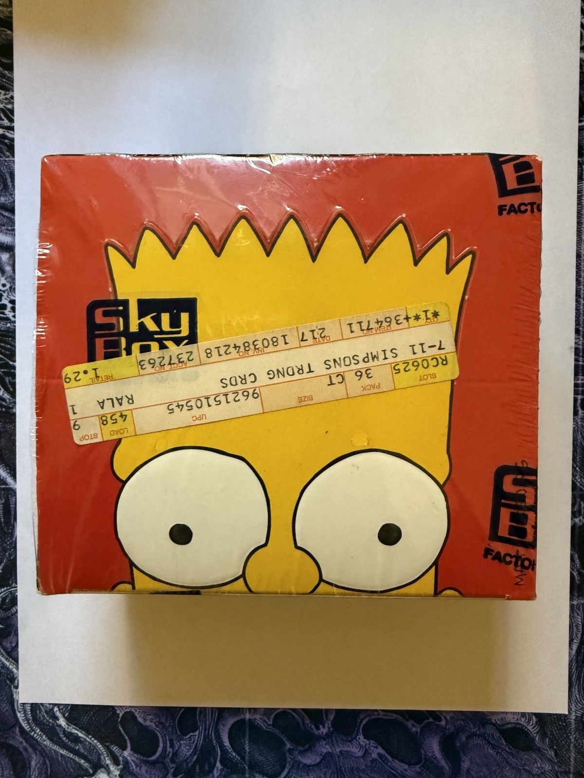 1993 THE SIMPSONS Skybox SERIES 1 Trading Cards sealed box