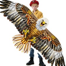 Bald Eagle Kite for Adults  Kids, Professional Durable Kites Brown